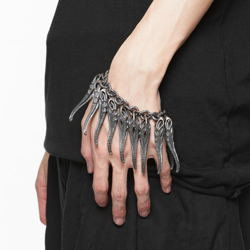 JULIUS 077ACU16 Silver / Dualflow Anima Bracelet Ver.2